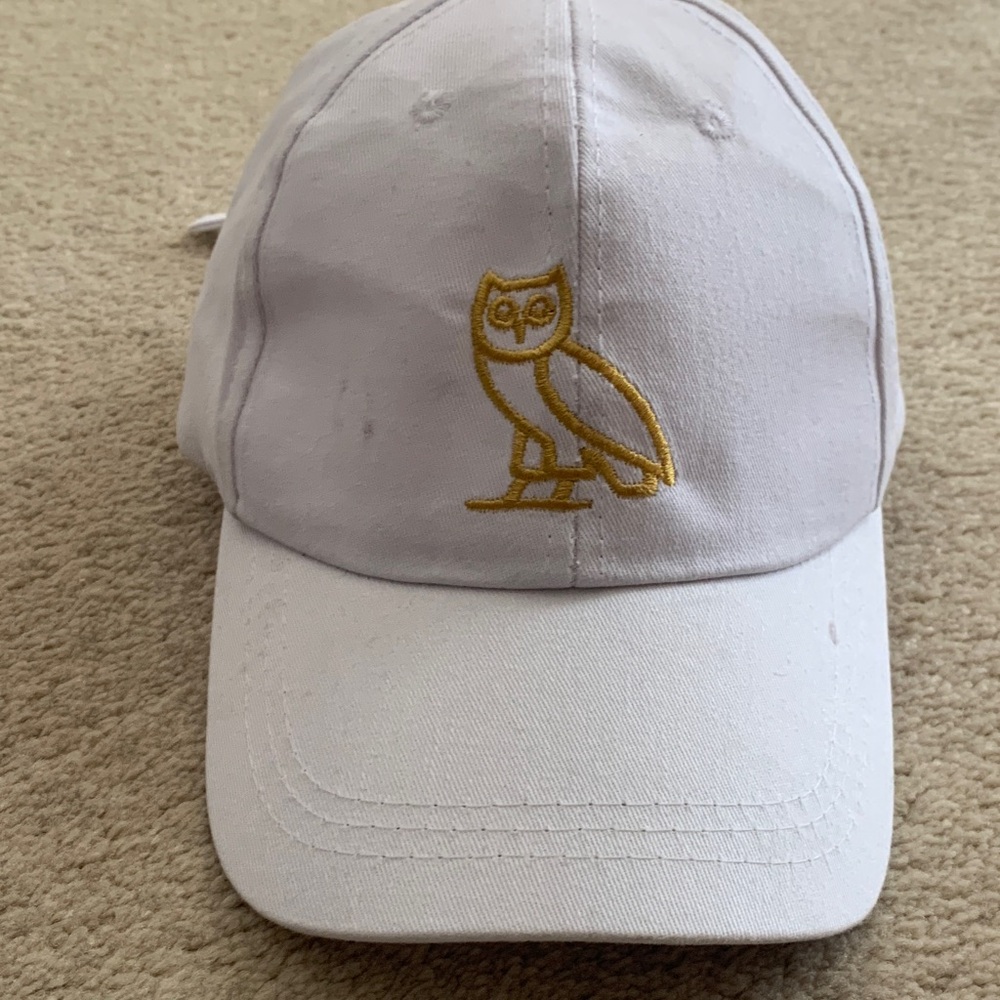 October’s Very Own- Style Cap with Gold Owl Embroidery